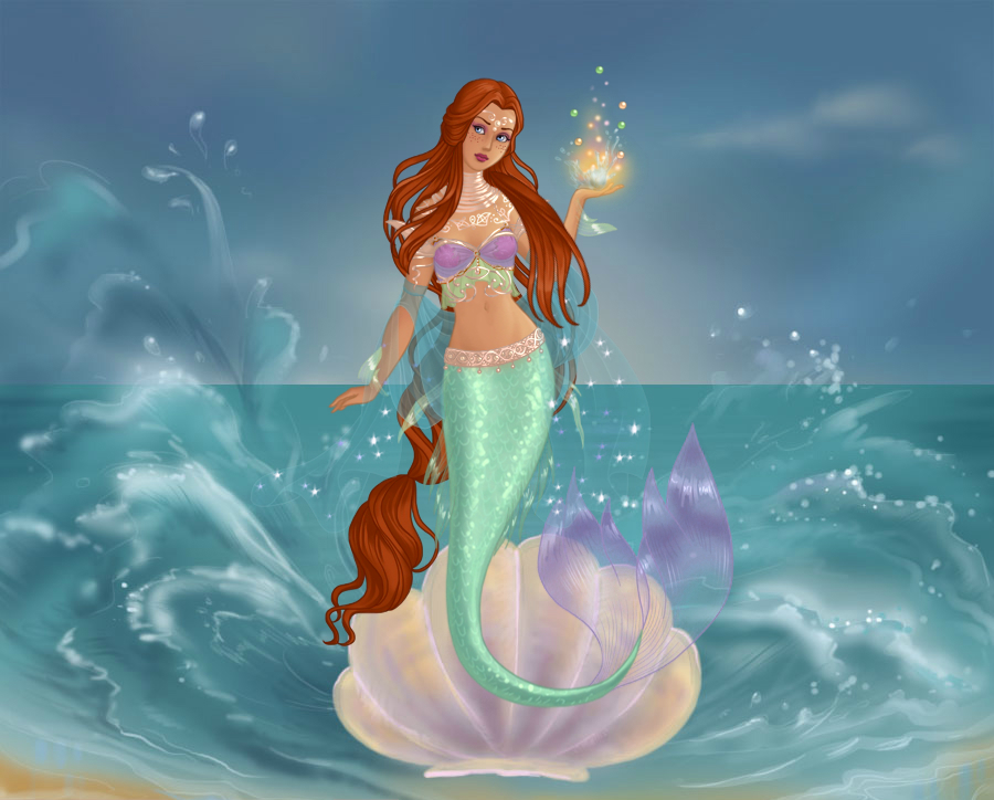 Azalea's Dolls - Goddess Maker- Ariel by SerenDippityDooDah on